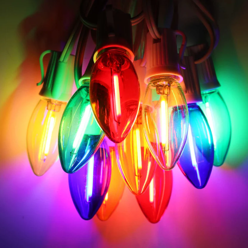 Classic C‑9 large bulb lights