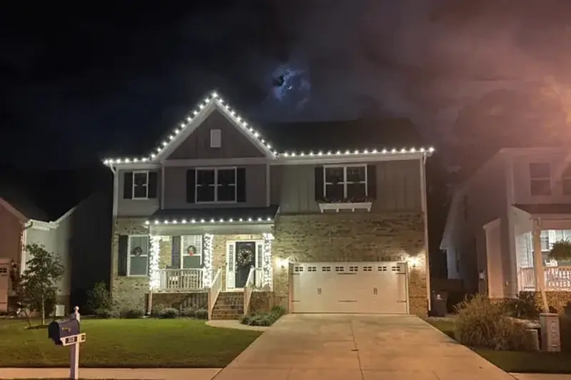 Porch railings lights